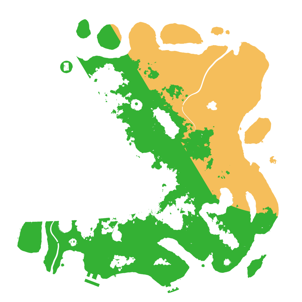 Biome Rust Map: Procedural Map, Size: 4000, Seed: 1378234578
