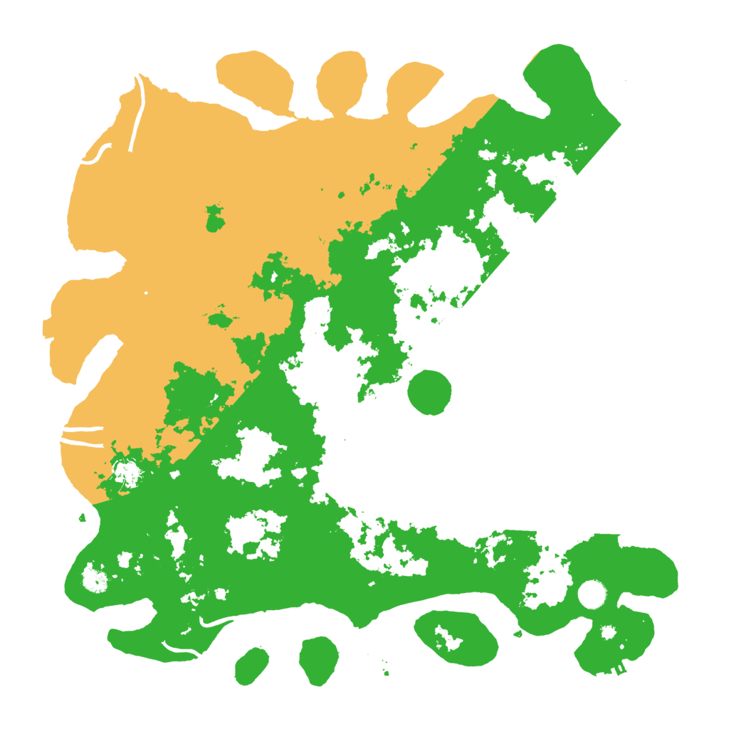 Biome Rust Map: Procedural Map, Size: 4500, Seed: 56360510