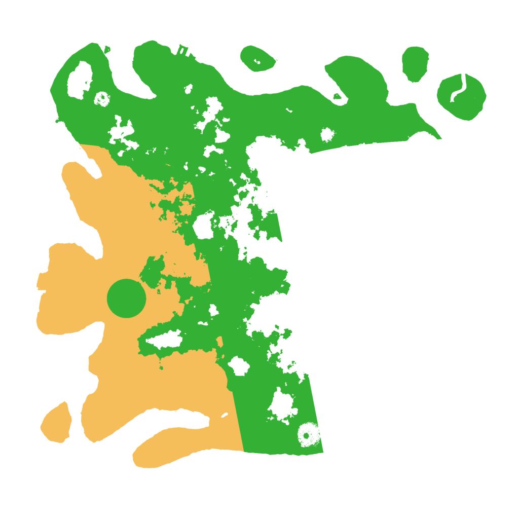 Biome Rust Map: Procedural Map, Size: 3500, Seed: 3255212