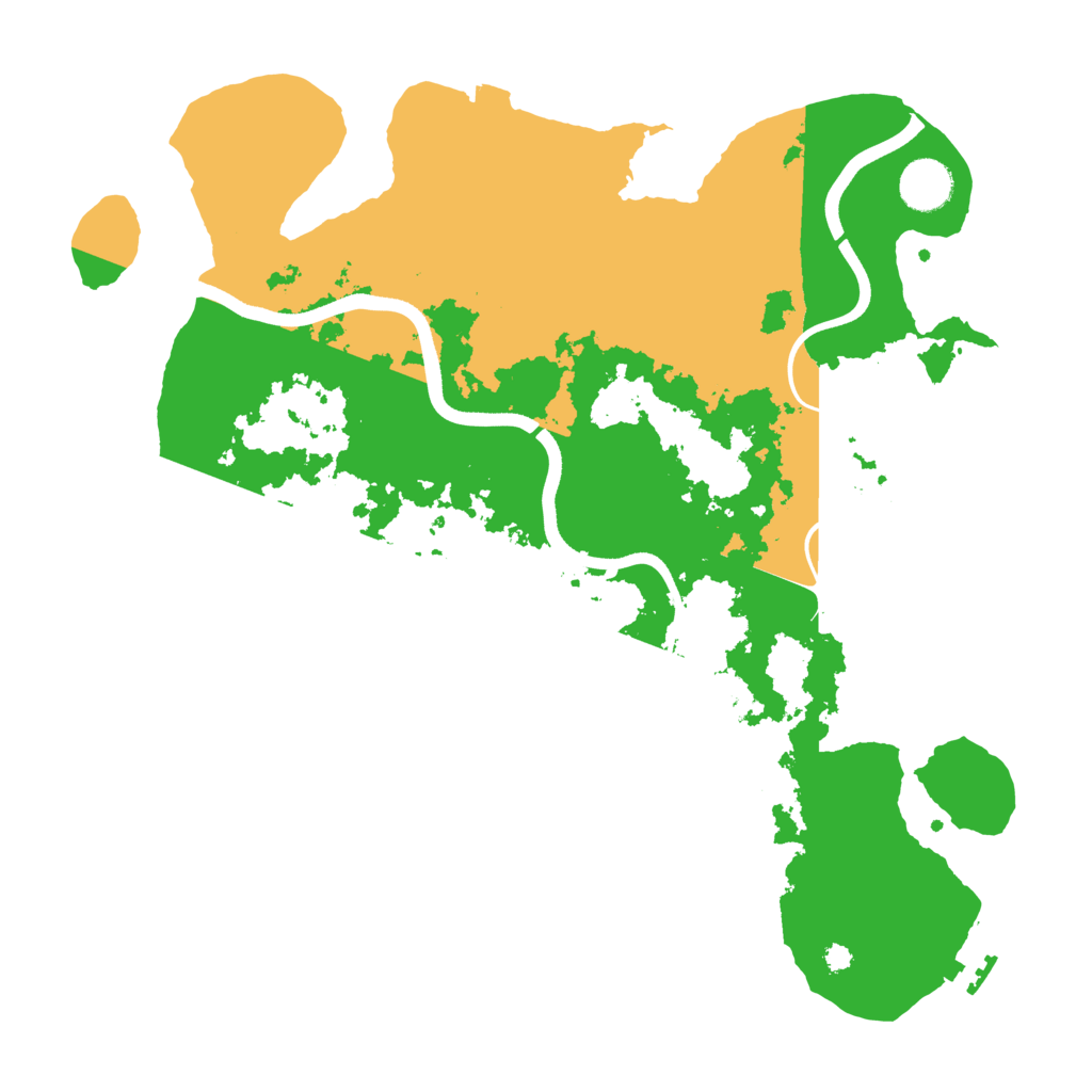 Biome Rust Map: Procedural Map, Size: 3650, Seed: 1172892385