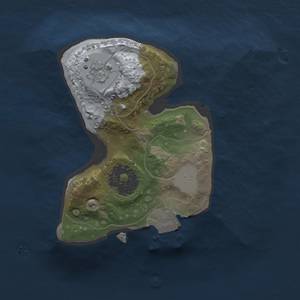 Thumbnail Rust Map: Procedural Map, Size: 1500, Seed: 1418275298, 4 Monuments