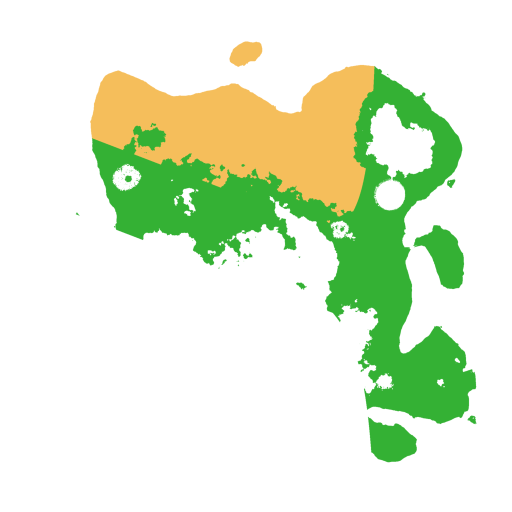 Biome Rust Map: Procedural Map, Size: 3000, Seed: 1172892385