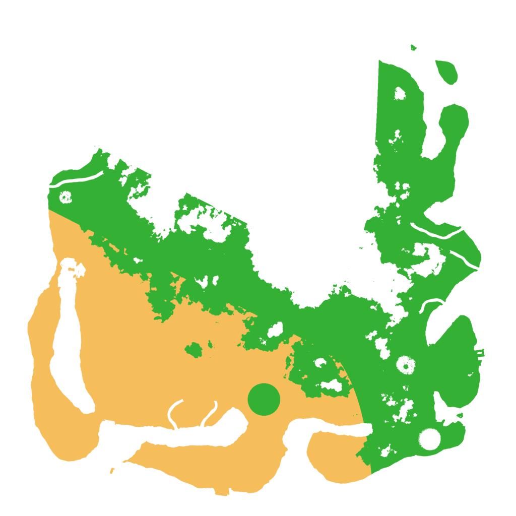 Biome Rust Map: Procedural Map, Size: 4200, Seed: 703796042