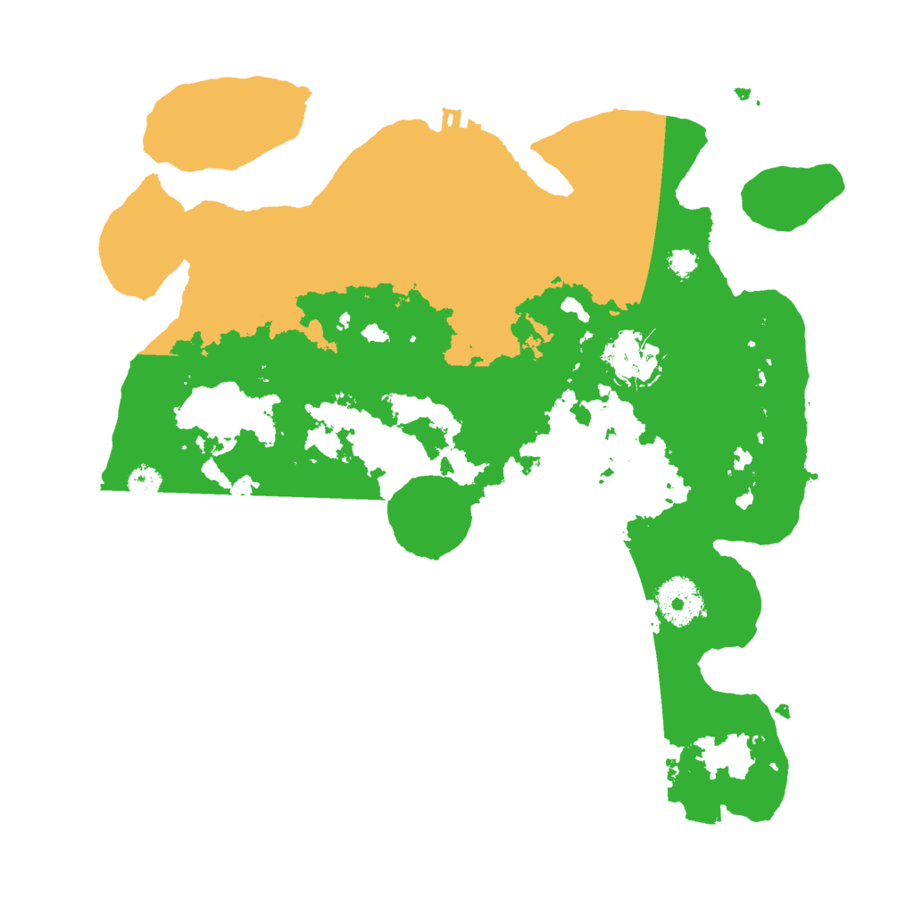 Biome Rust Map: Procedural Map, Size: 3000, Seed: 190206553