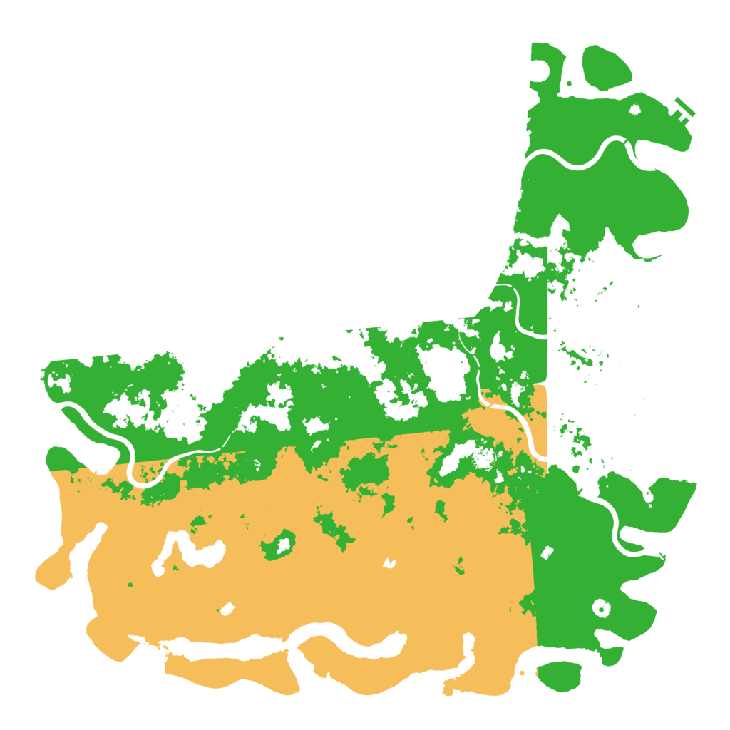 Biome Rust Map: Procedural Map, Size: 6000, Seed: 793051322