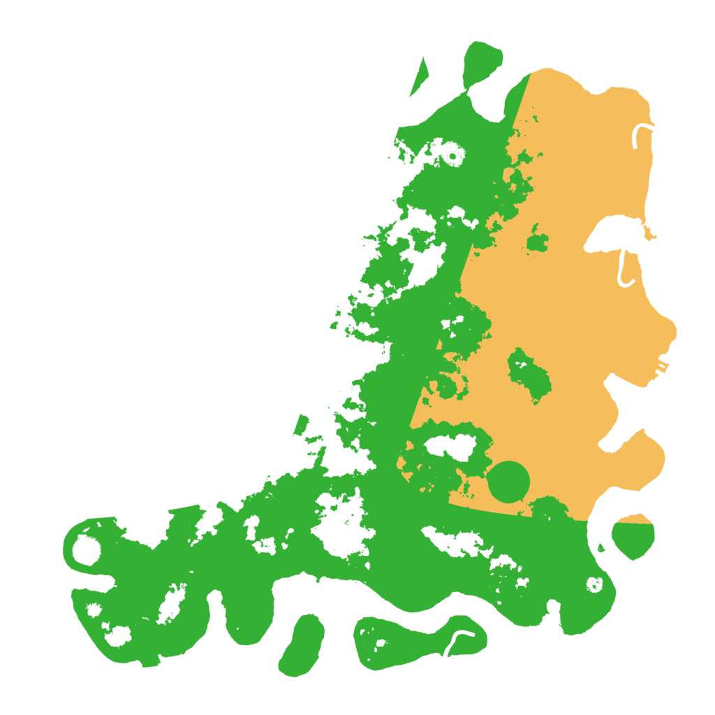 Biome Rust Map: Procedural Map, Size: 4500, Seed: 2115418537