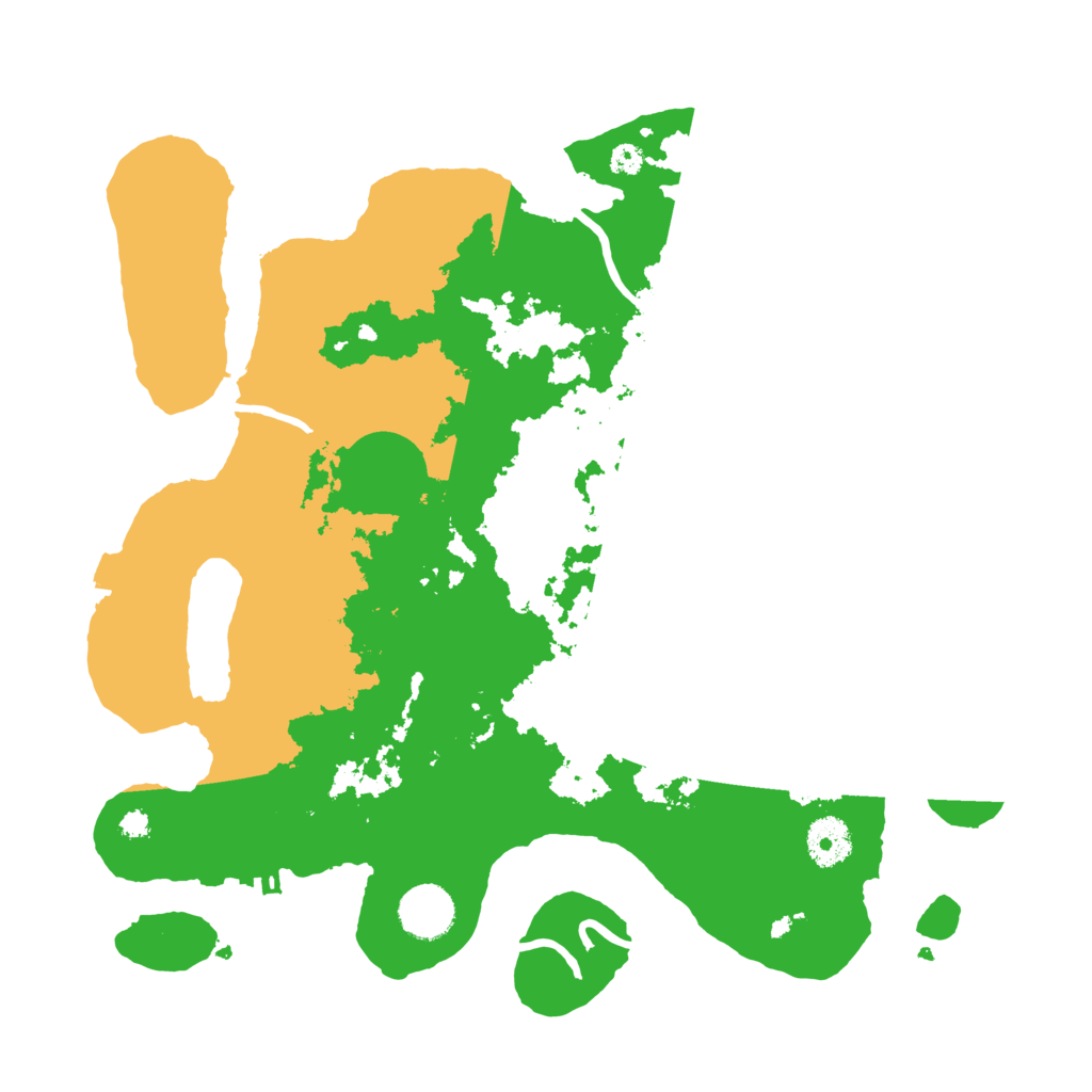 Biome Rust Map: Procedural Map, Size: 3500, Seed: 1150117715