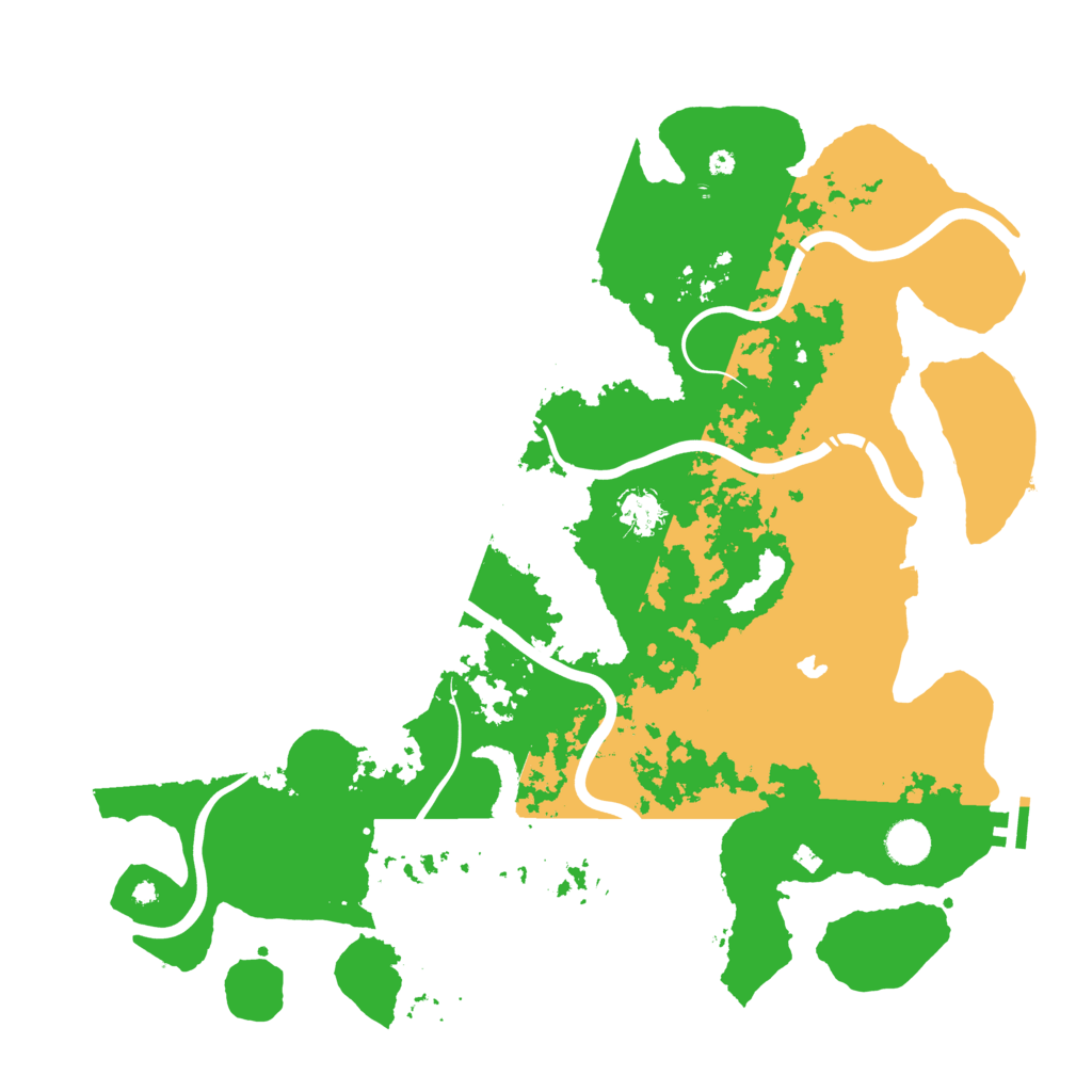 Biome Rust Map: Procedural Map, Size: 4250, Seed: 1336939758