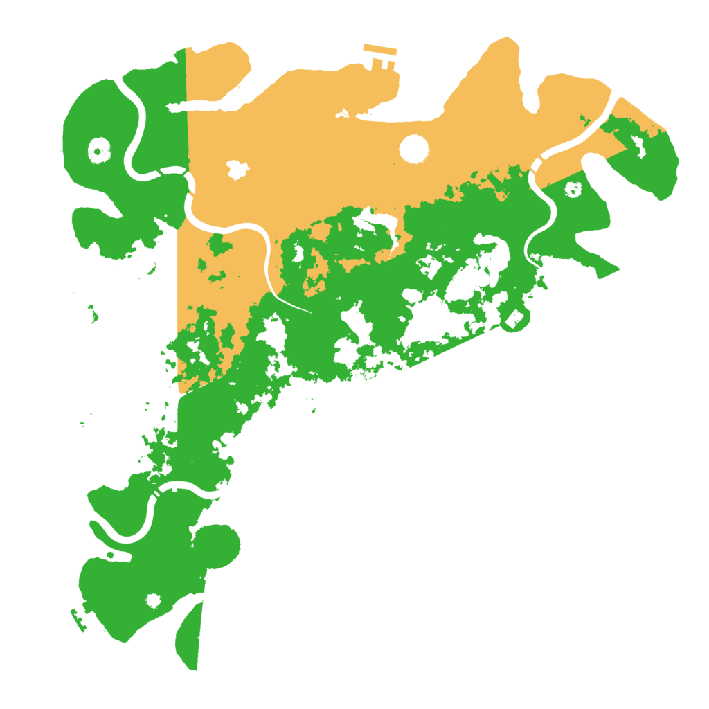 Biome Rust Map: Procedural Map, Size: 4300, Seed: 78948476