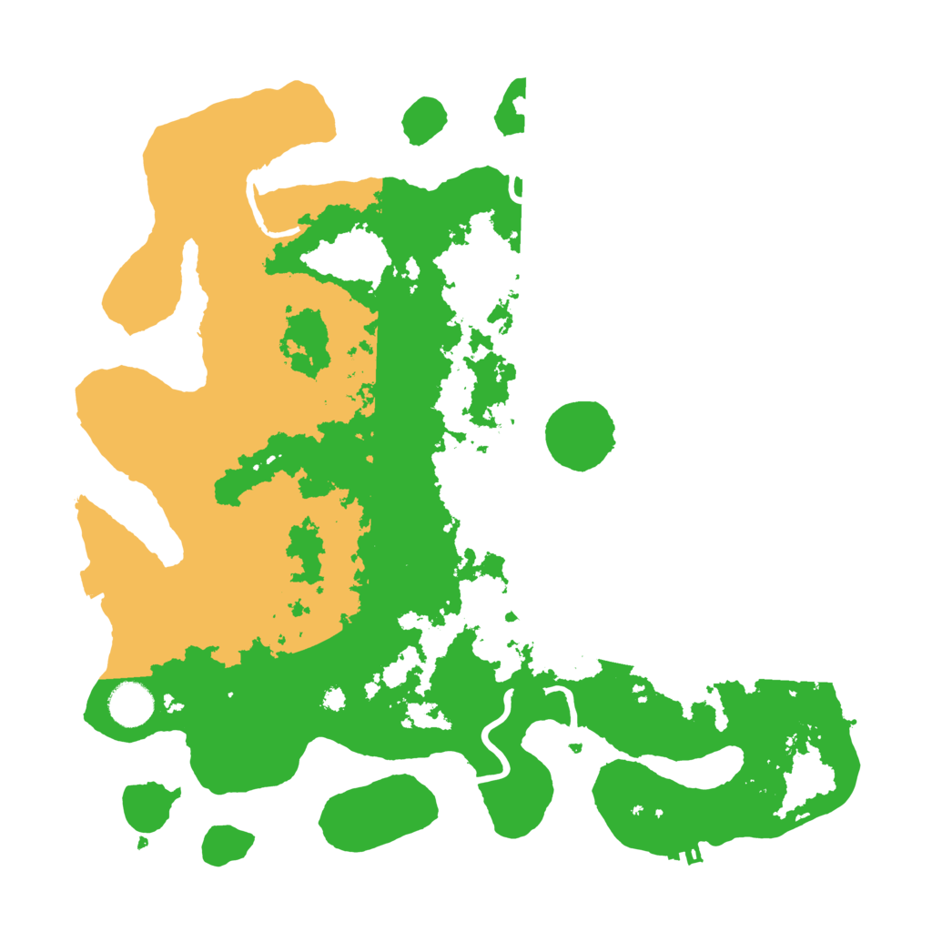 Biome Rust Map: Procedural Map, Size: 3700, Seed: 20947760