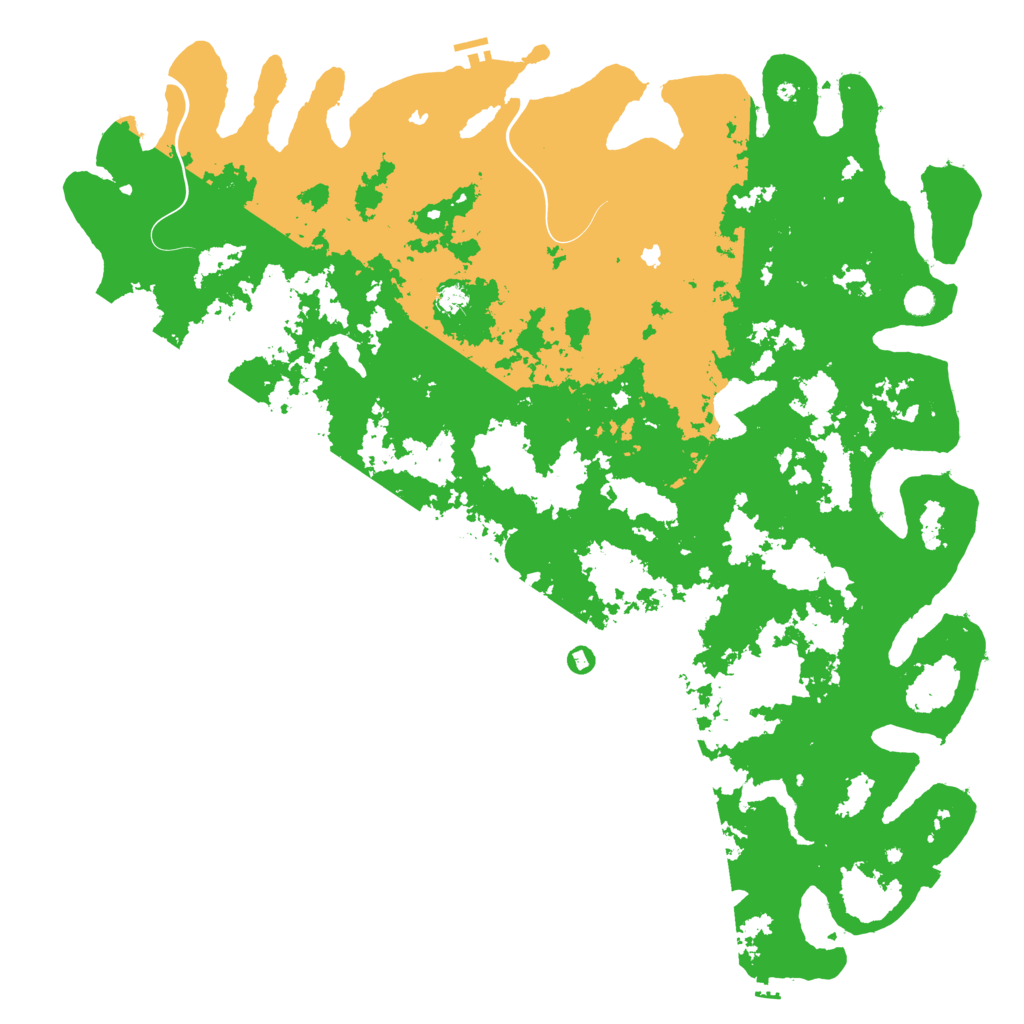 Biome Rust Map: Procedural Map, Size: 6000, Seed: 1884054273