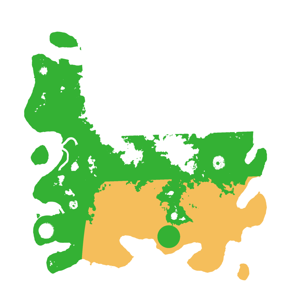 Biome Rust Map: Procedural Map, Size: 3500, Seed: 511757302