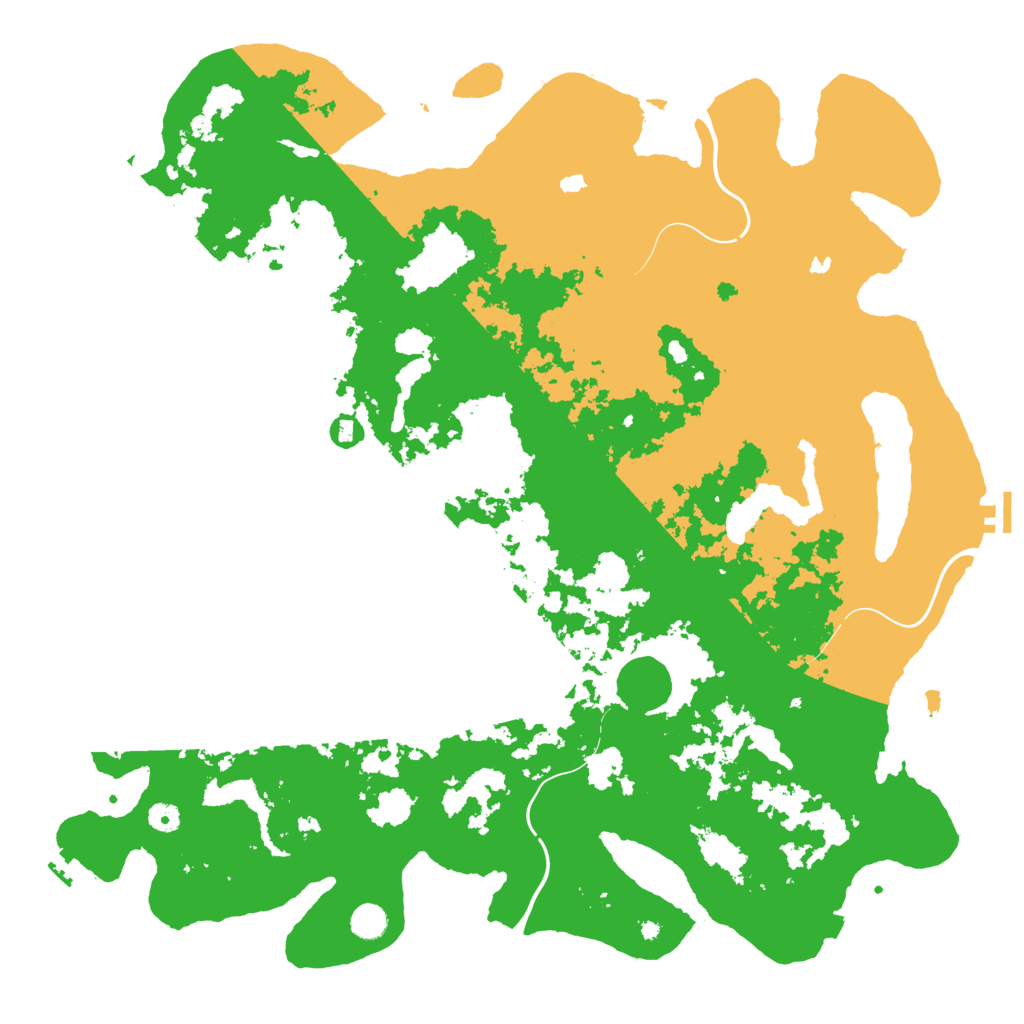 Biome Rust Map: Procedural Map, Size: 5000, Seed: 7667667