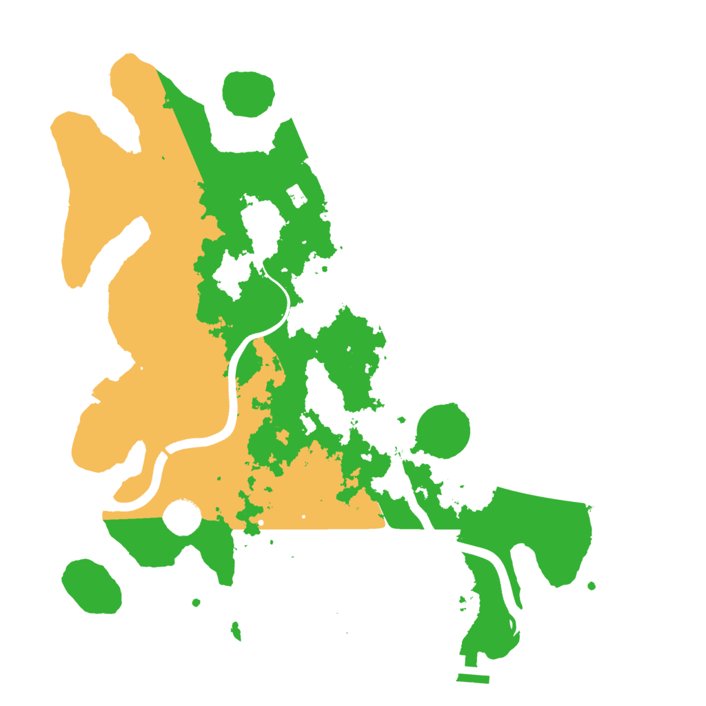 Biome Rust Map: Procedural Map, Size: 3500, Seed: 1997372947