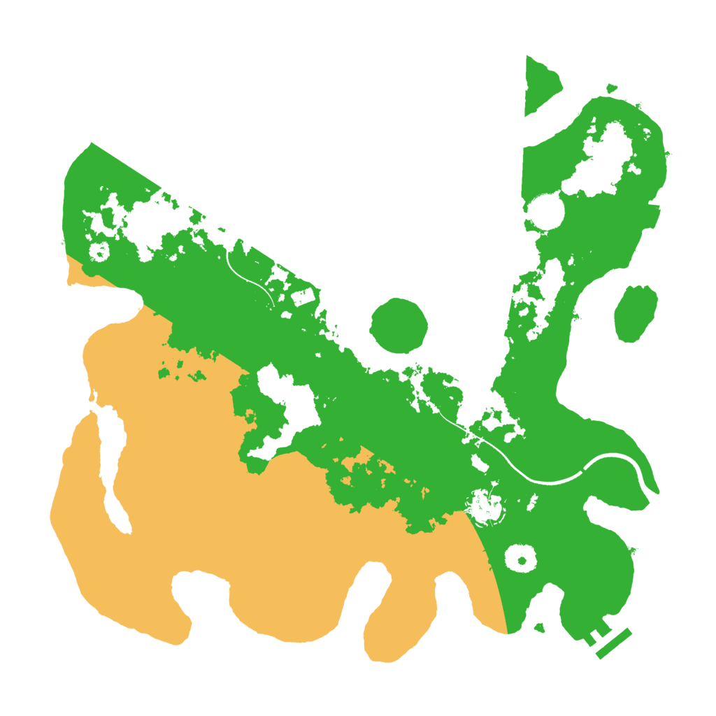 Biome Rust Map: Procedural Map, Size: 3500, Seed: 476367591