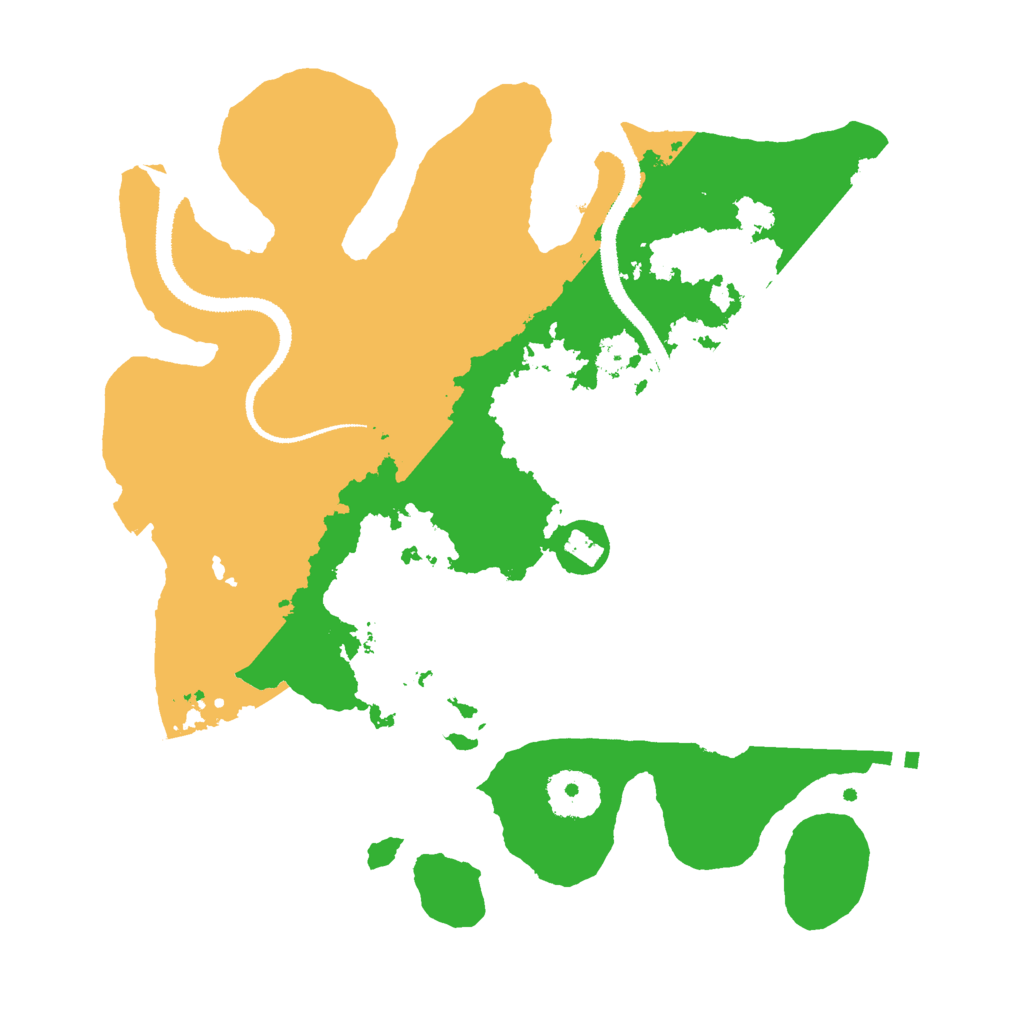 Biome Rust Map: Procedural Map, Size: 3000, Seed: 27852377