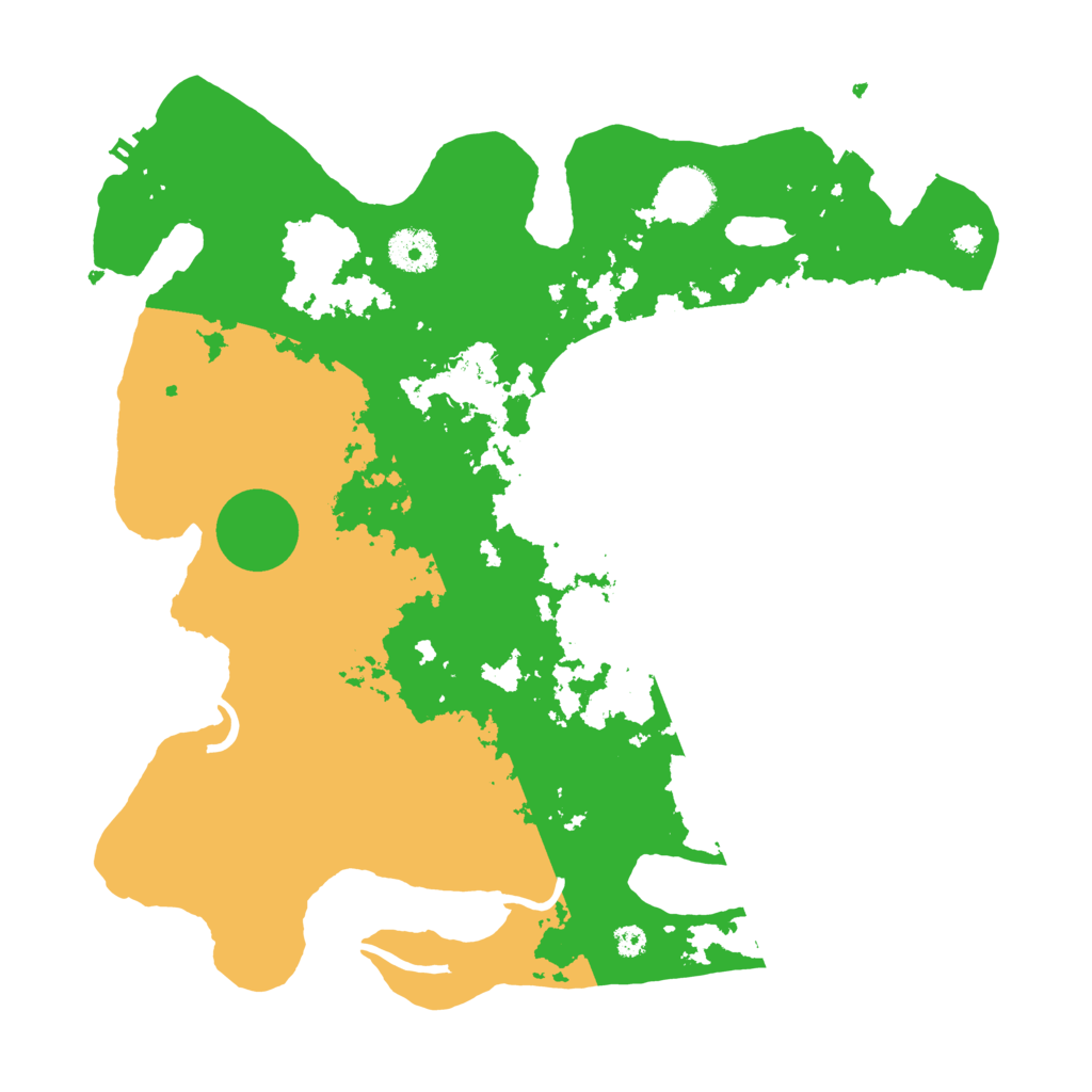 Biome Rust Map: Procedural Map, Size: 3500, Seed: 4566331