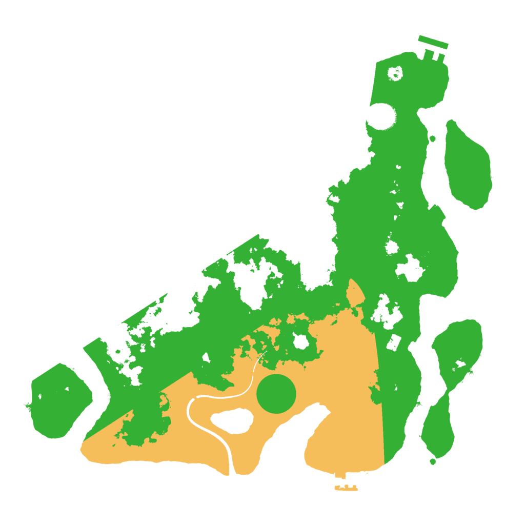 Biome Rust Map: Procedural Map, Size: 3500, Seed: 1612937486