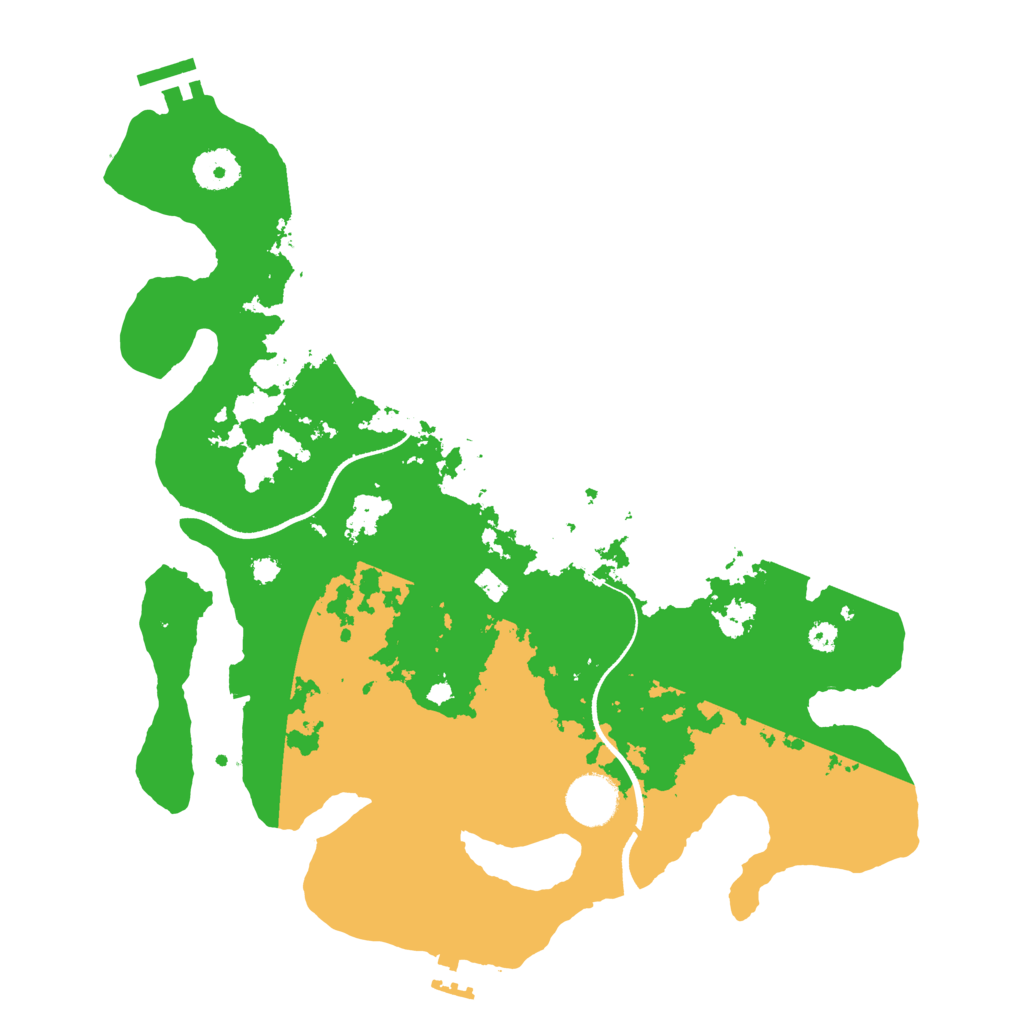 Biome Rust Map: Procedural Map, Size: 3500, Seed: 1417866594