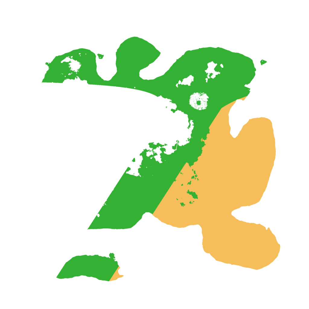 Biome Rust Map: Procedural Map, Size: 2600, Seed: 12573445