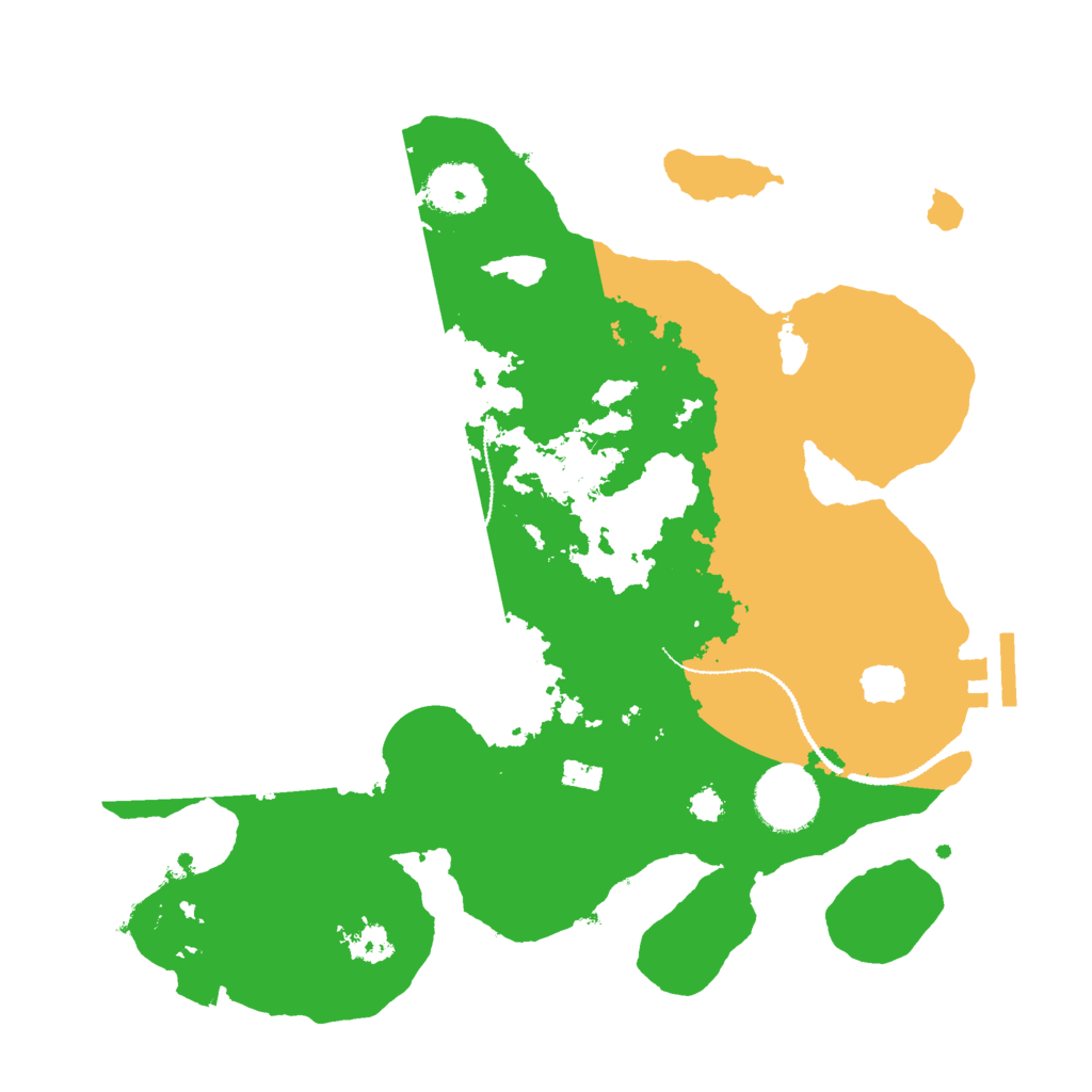 Biome Rust Map: Procedural Map, Size: 3000, Seed: 234870