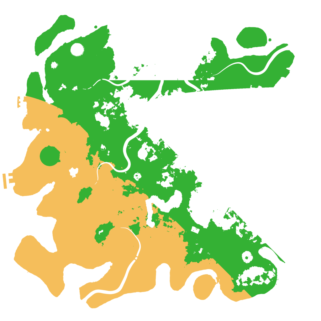 Biome Rust Map: Procedural Map, Size: 4300, Seed: 11325