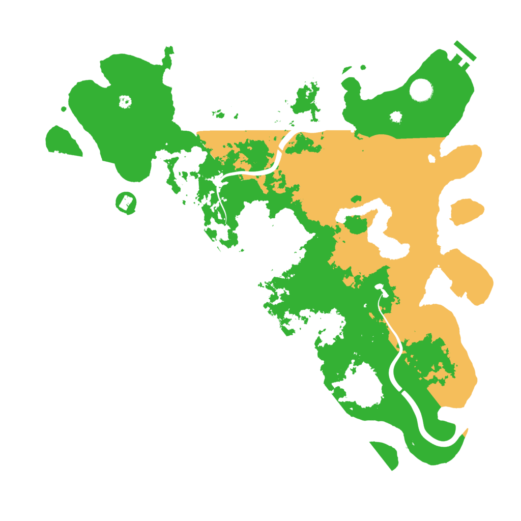 Biome Rust Map: Procedural Map, Size: 4000, Seed: 1849134725