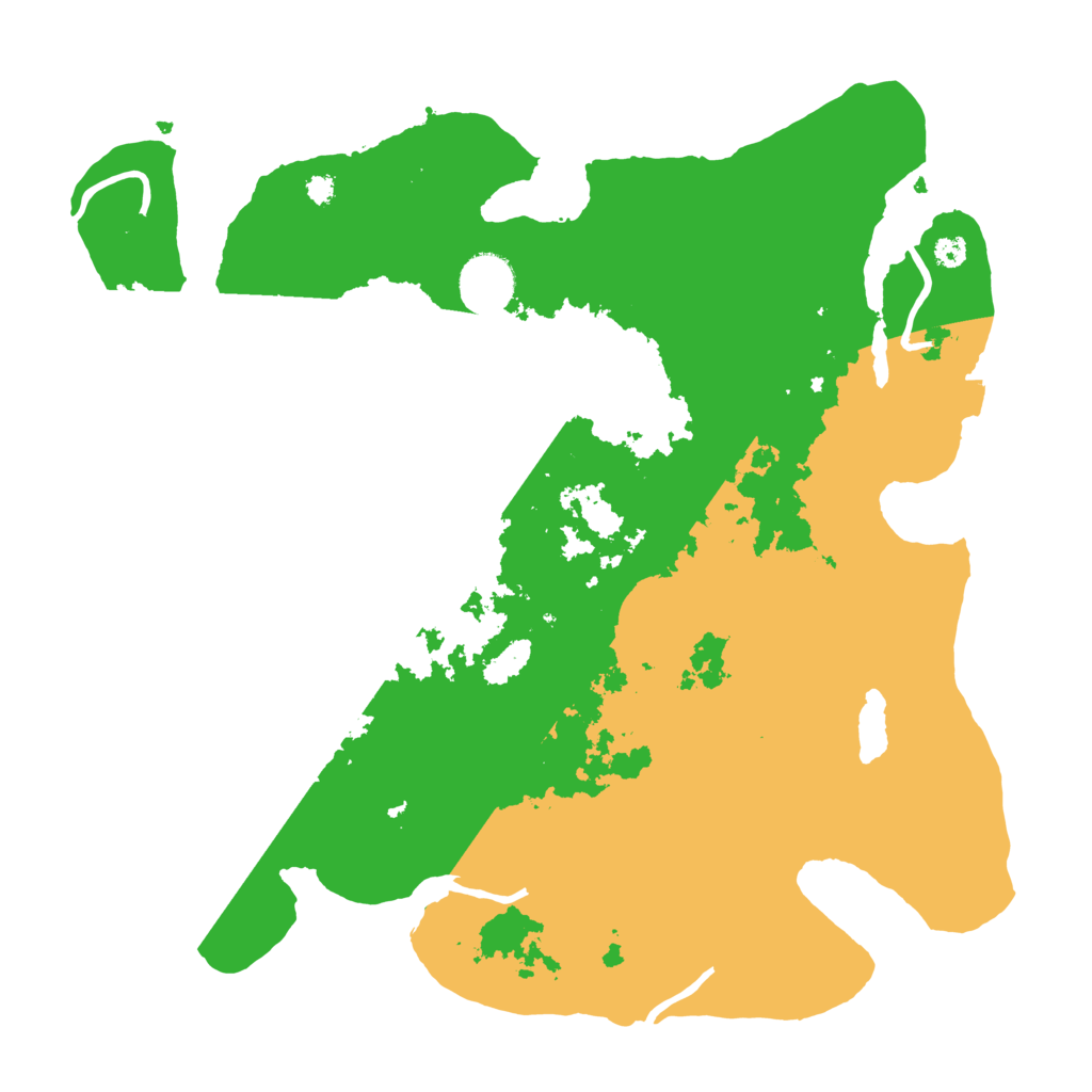 Biome Rust Map: Procedural Map, Size: 3500, Seed: 983884130