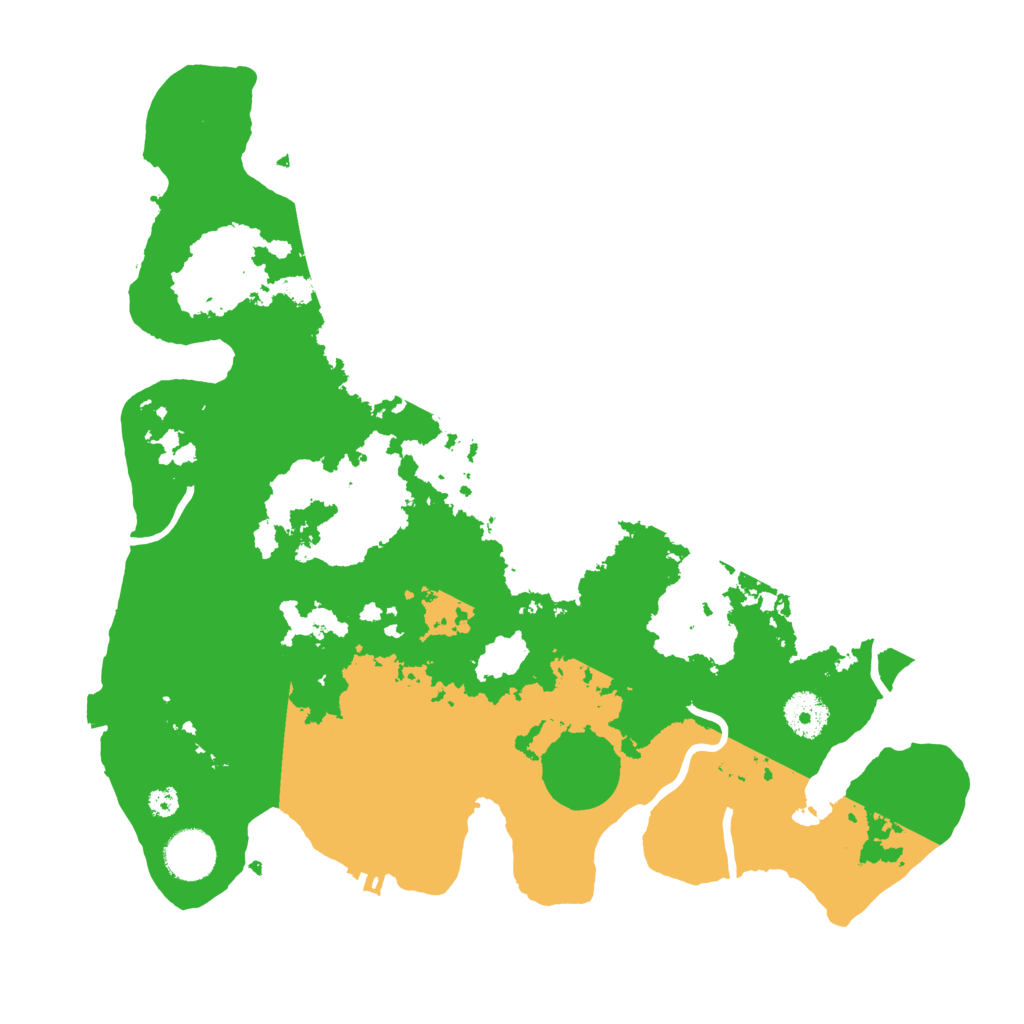 Biome Rust Map: Procedural Map, Size: 3500, Seed: 1213909550