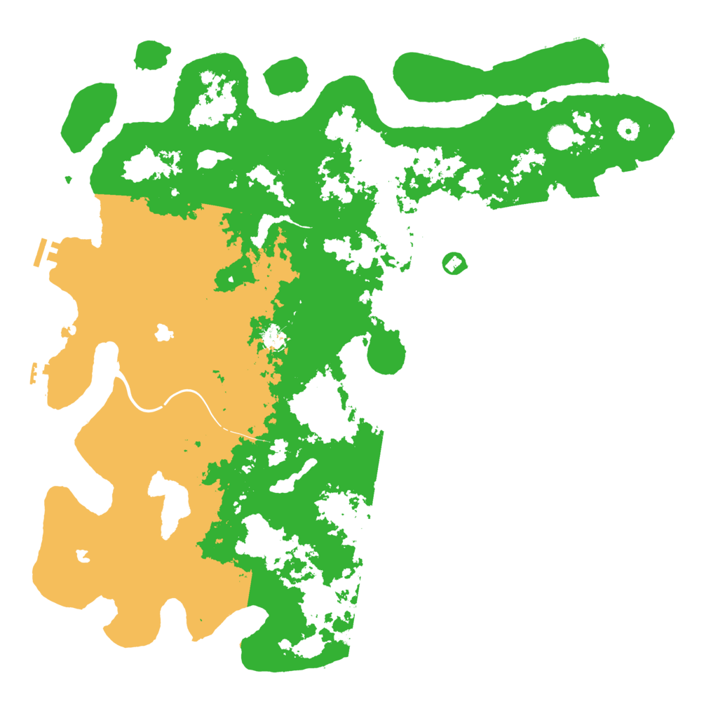 Biome Rust Map: Procedural Map, Size: 5000, Seed: 21314
