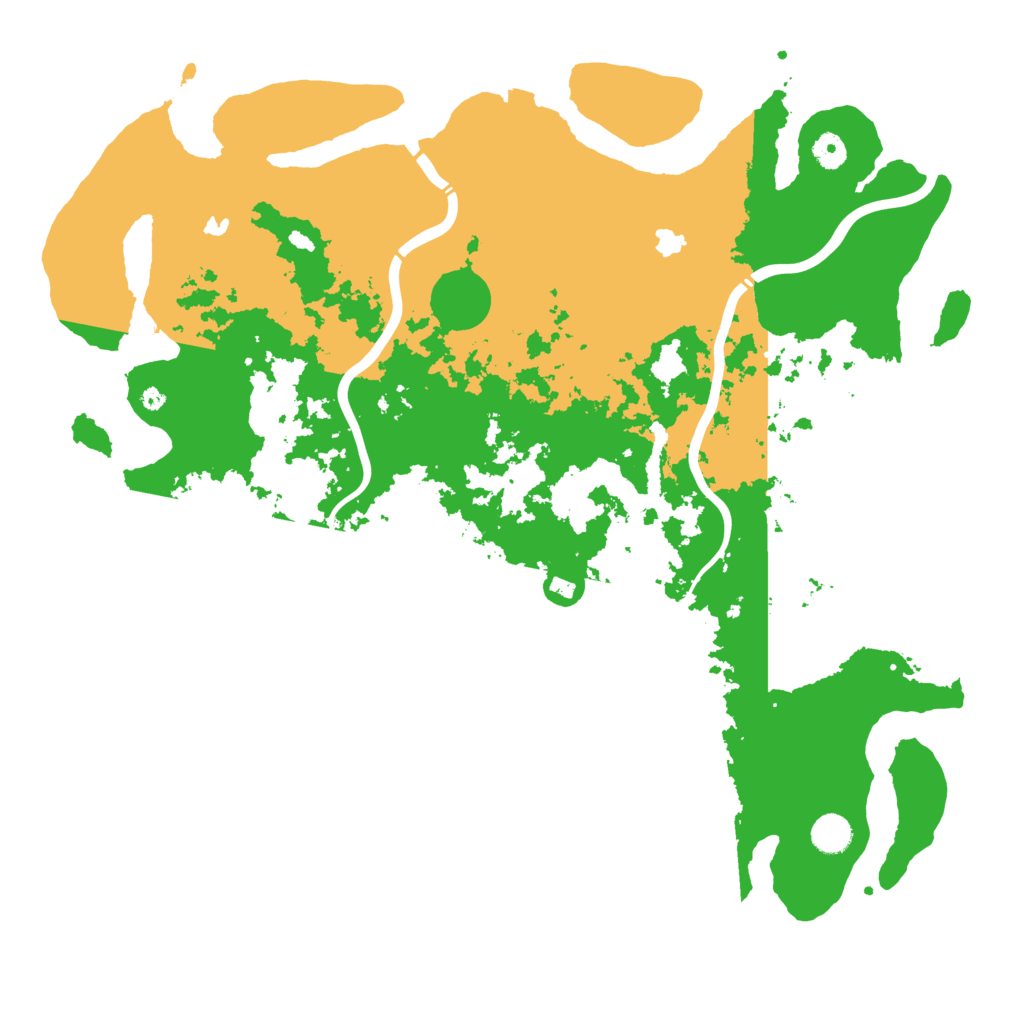 Biome Rust Map: Procedural Map, Size: 4500, Seed: 821484646