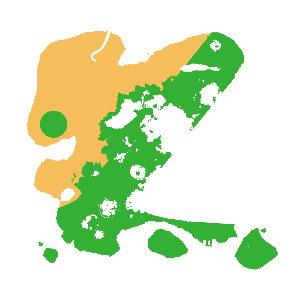Biome Rust Map: Procedural Map, Size: 3000, Seed: 2025880639
