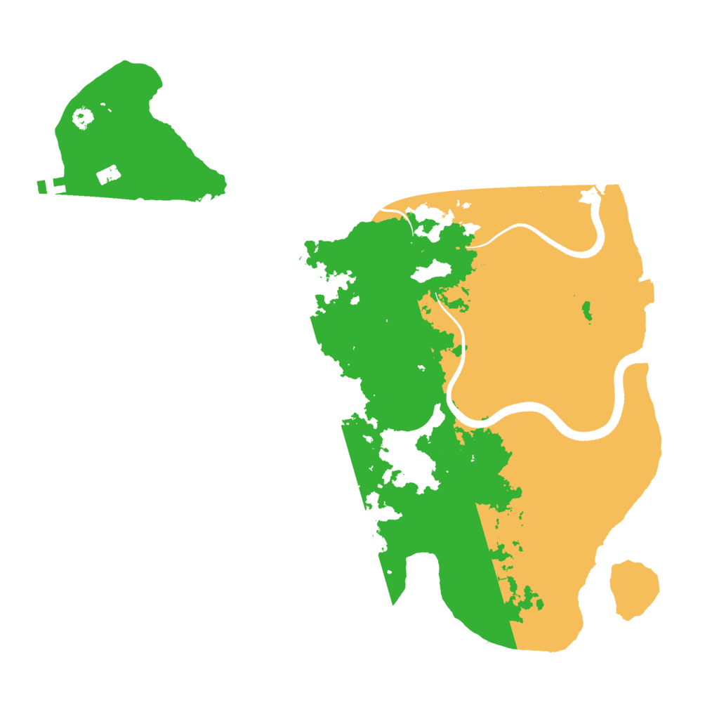 Biome Rust Map: Procedural Map, Size: 3500, Seed: 49079048