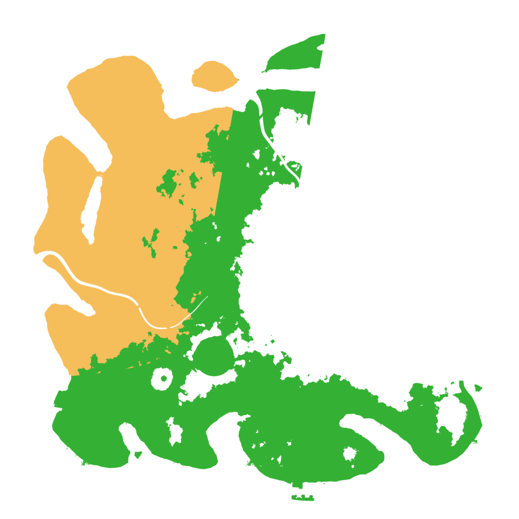 Biome Rust Map: Procedural Map, Size: 3500, Seed: 894713213