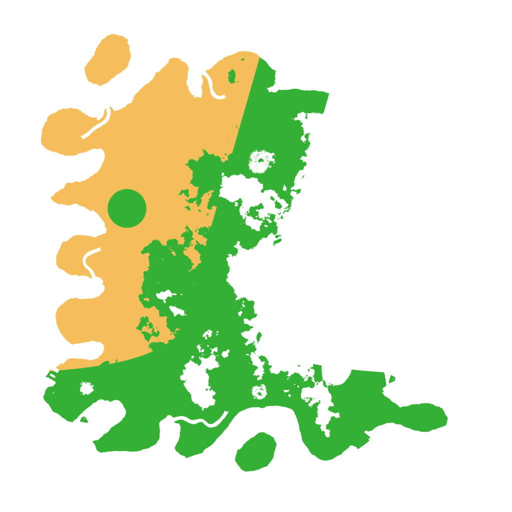 Biome Rust Map: Procedural Map, Size: 3500, Seed: 2348756