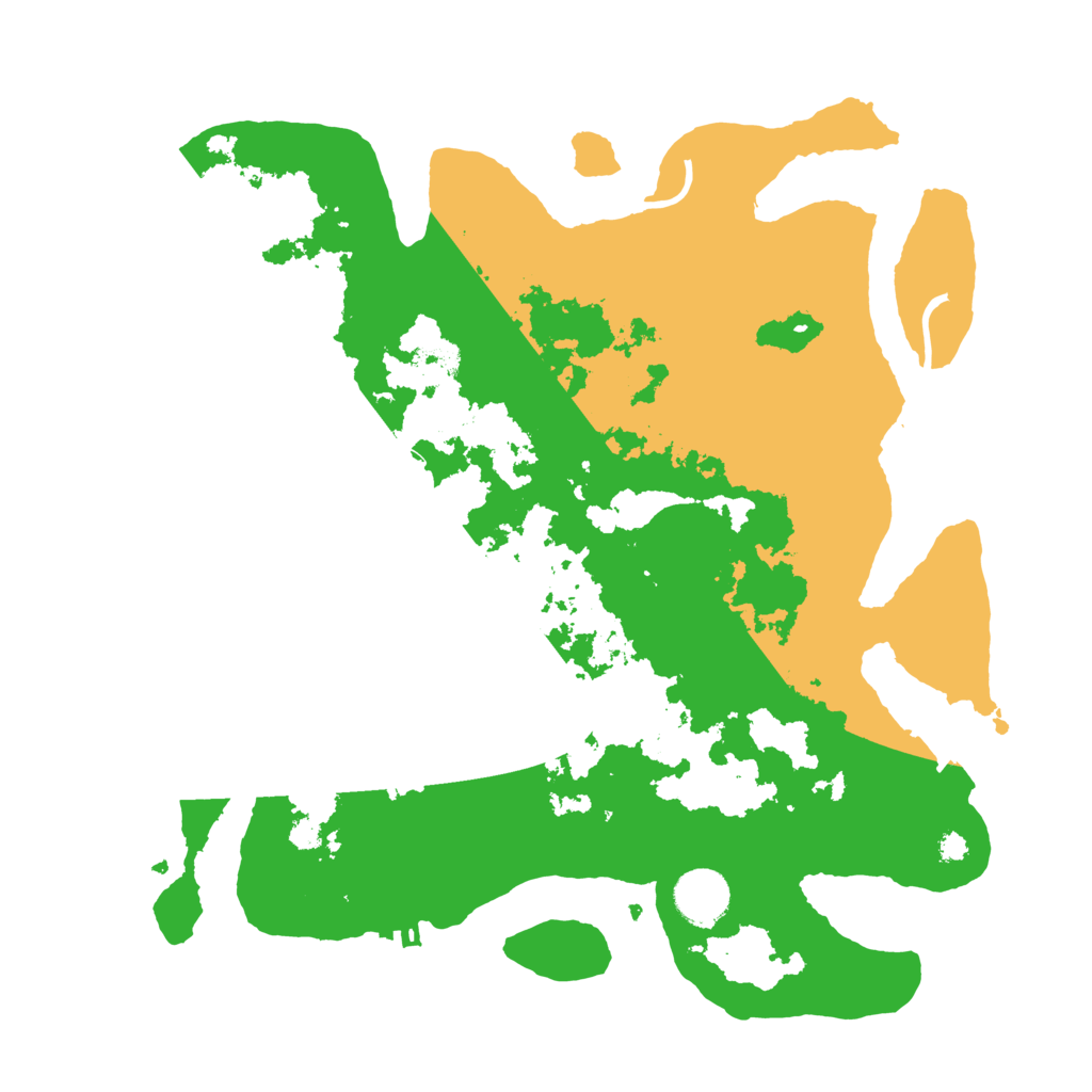 Biome Rust Map: Procedural Map, Size: 3500, Seed: 893249525