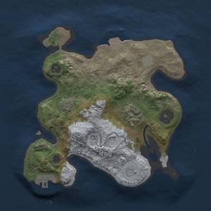 Thumbnail Rust Map: Procedural Map, Size: 2200, Seed: 47, 8 Monuments