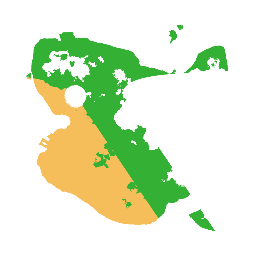 Biome Rust Map: Procedural Map, Size: 2200, Seed: 287138