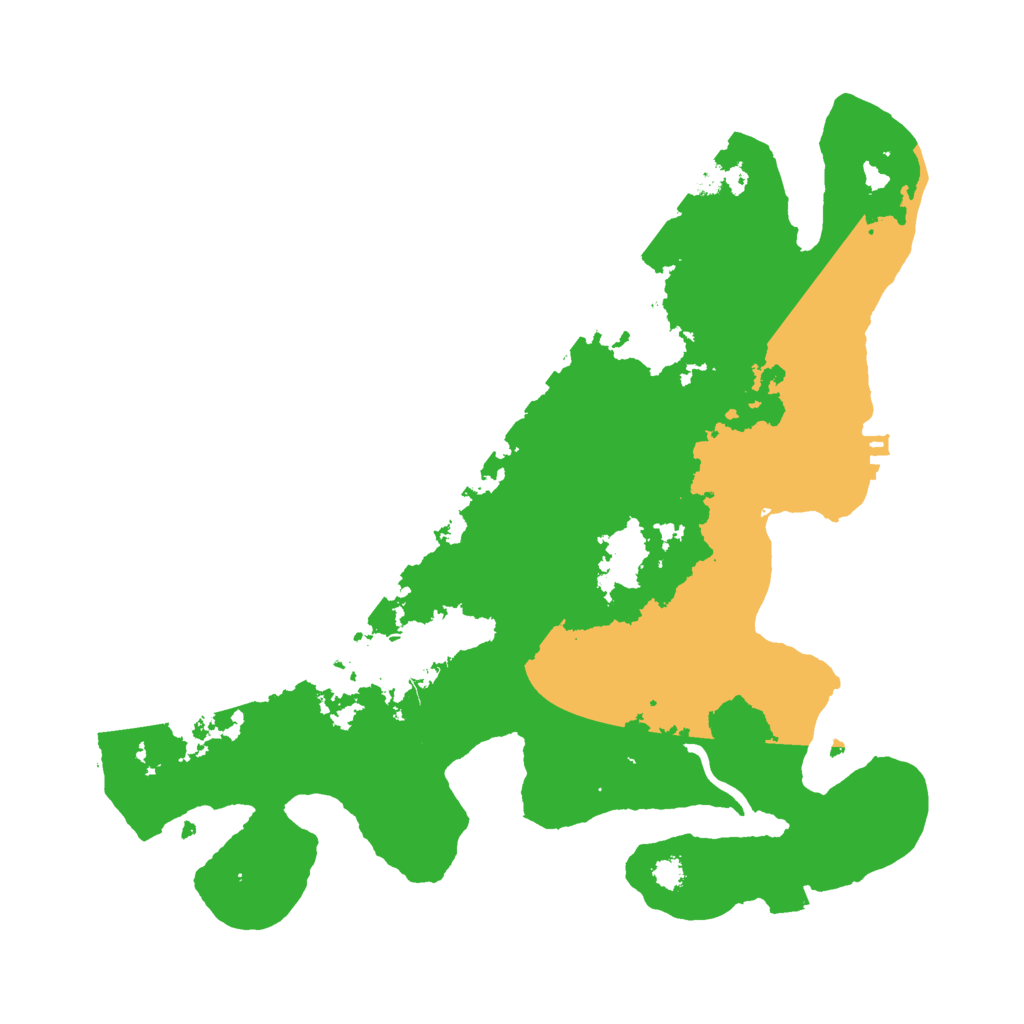 Biome Rust Map: Procedural Map, Size: 3000, Seed: 74392203