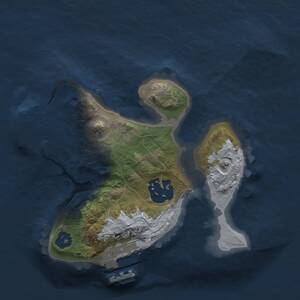 Thumbnail Rust Map: Procedural Map, Size: 1800, Seed: 237683285, 4 Monuments