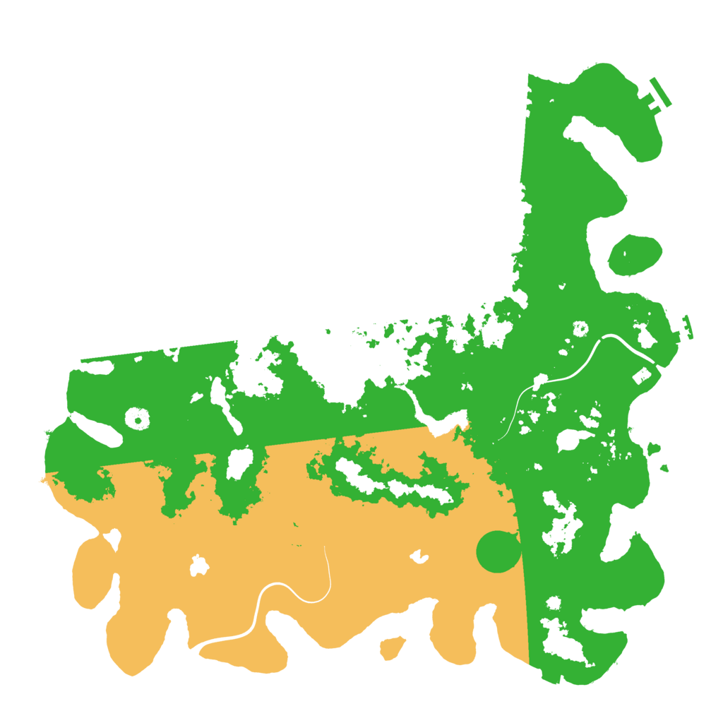 Biome Rust Map: Procedural Map, Size: 4500, Seed: 331959834