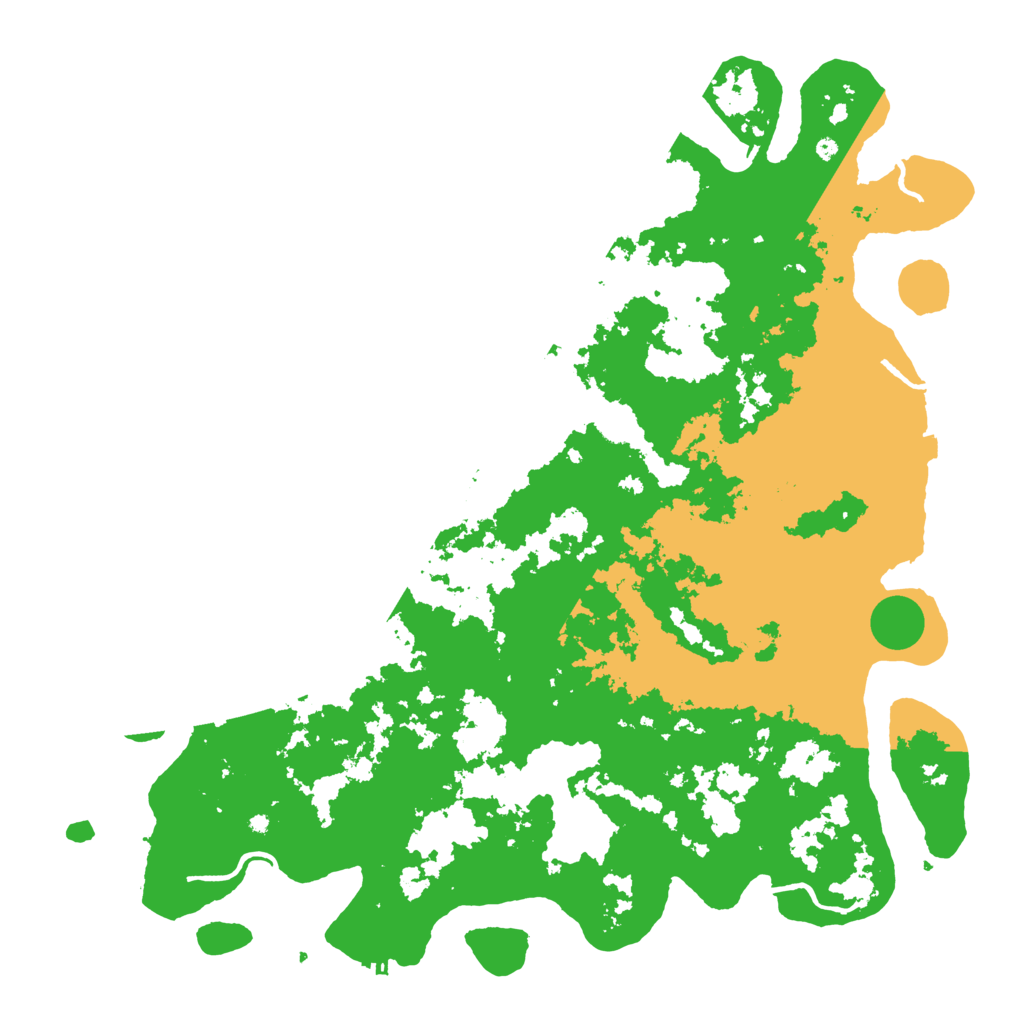 Biome Rust Map: Procedural Map, Size: 5000, Seed: 340992412