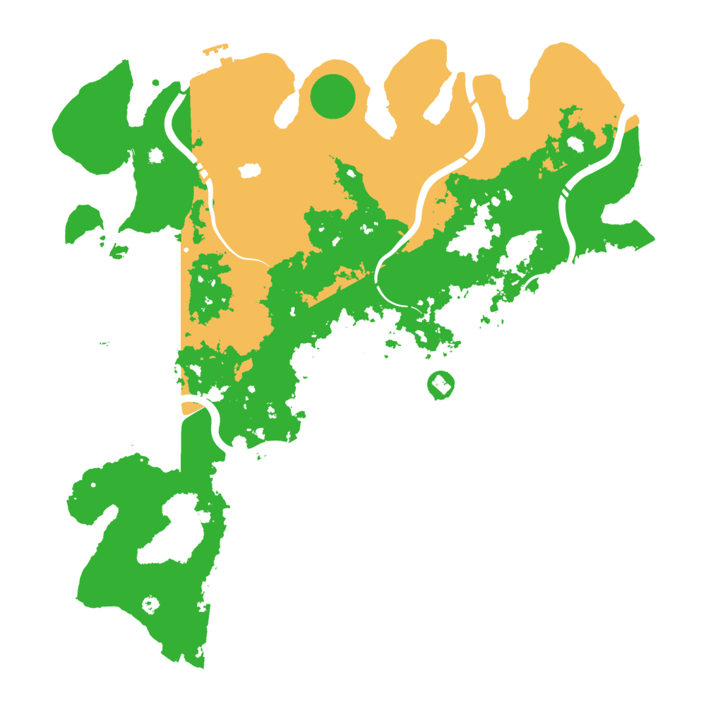 Biome Rust Map: Procedural Map, Size: 4250, Seed: 729122552