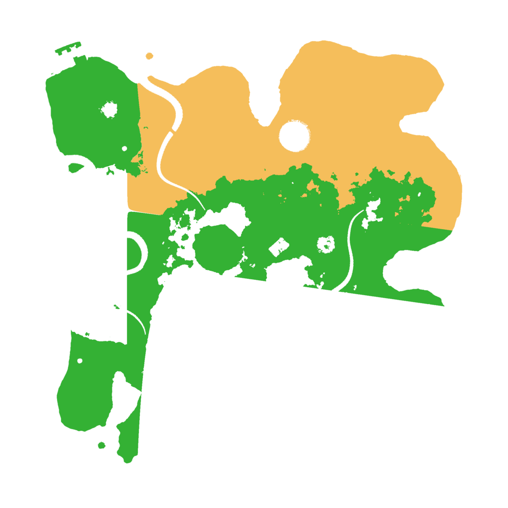 Biome Rust Map: Procedural Map, Size: 2900, Seed: 50