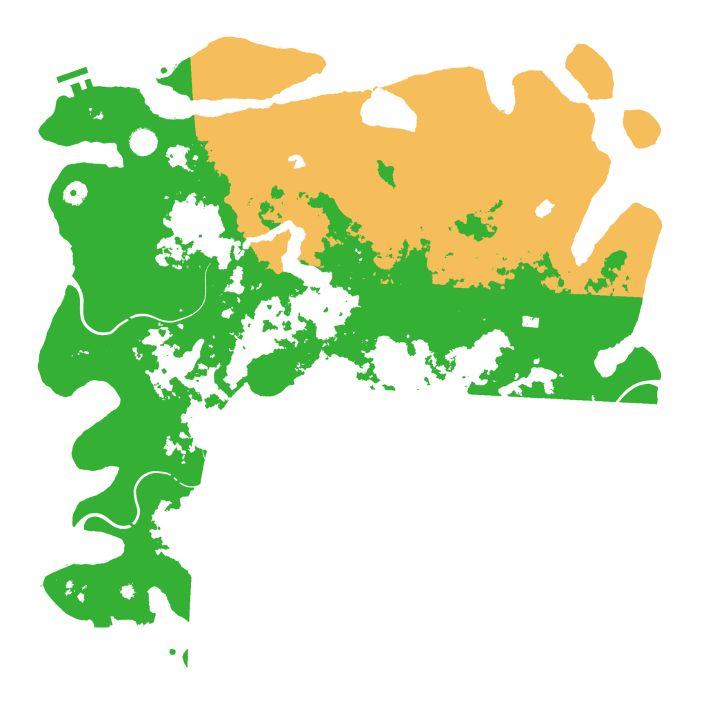 Biome Rust Map: Procedural Map, Size: 4500, Seed: 2179480