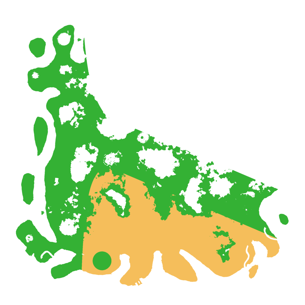 Biome Rust Map: Procedural Map, Size: 4300, Seed: 18509