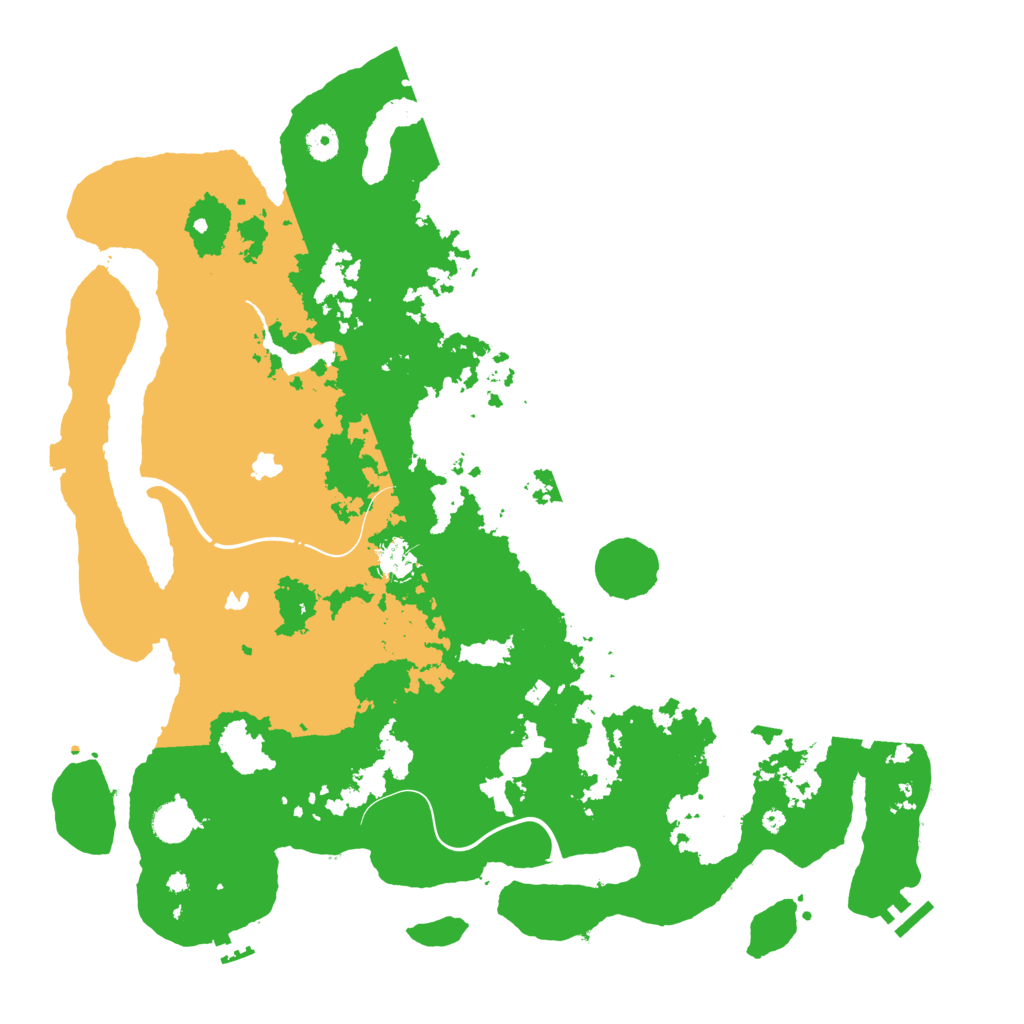 Biome Rust Map: Procedural Map, Size: 4500, Seed: 961166853