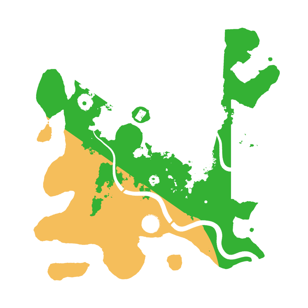 Biome Rust Map: Procedural Map, Size: 3000, Seed: 67858