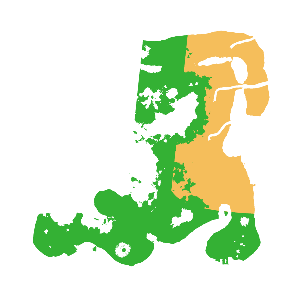 Biome Rust Map: Procedural Map, Size: 3000, Seed: 46536