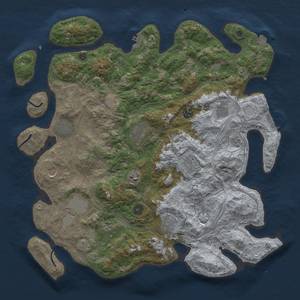 Thumbnail Rust Map: Procedural Map, Size: 4250, Seed: 817712358, 19 Monuments